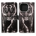thumbnail image 2 of For Iphone 14 Pro Painted Flat Texture Leather Case With Lanyard & Card Slot &,iPhone 13 Pro, 2 of 6