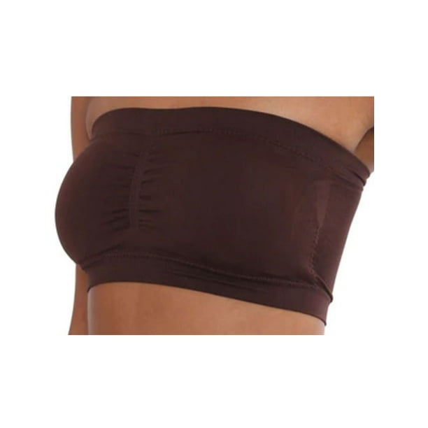 Lavra LAVRA Women's Plus Size Bandeau Bra, Strapless Basic Layer Tube