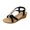 Black, variant on Wovix Women's Sandals Trendy Sandals Shoes Wedge Open Toe Dressy And Casual Sandals Indoor Outdoor Shoes Black 35