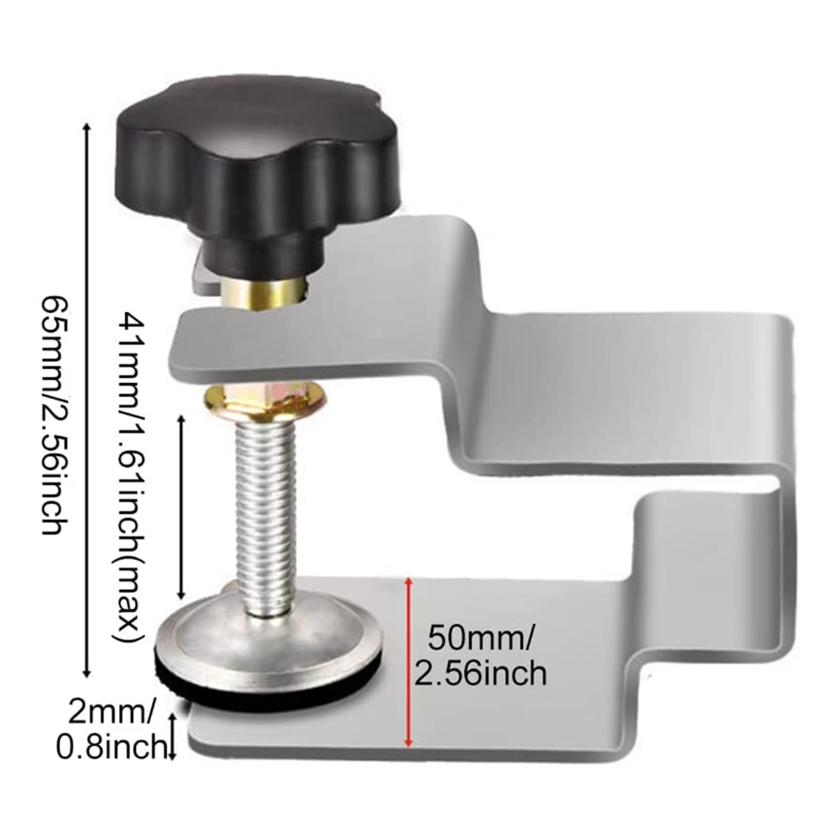 Drawer Front Installation Clamps, 6PCS Stainless Steel Cabinet Installation Clamps Tools for Drawer Front Panel