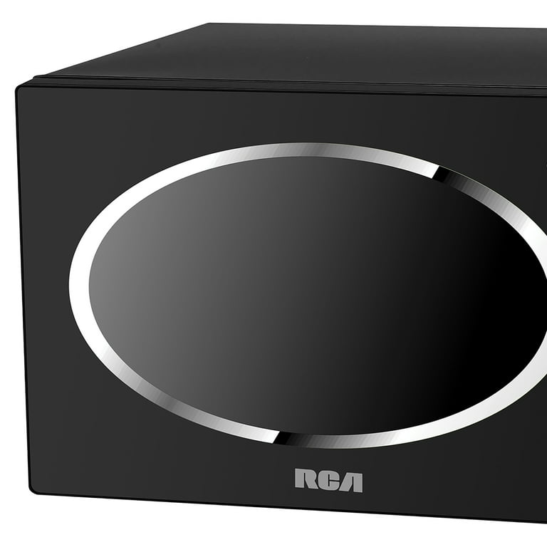 RCA - Micro-Ondes de 0.9 Pied Cube, 900 Watts, Style Rétro, Noir