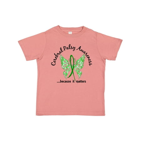 

Inktastic Cerebral Palsy Butterfly 6.1 Boys Toddler T-Shirt