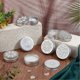 thumbnail image 4 of 12pcs Aluminium Tins 3 Style Round Container 2 Ounce Empty Tins with Hollow Lids Refillable Spice Containers, 4 of 5