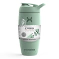 thumbnail image 1 of Promixx Pursuit Shaker Bottle Insulated Stainless Steel Water Bottle and Blender Cup, 18oz, Seagrass Green, 1 of 5