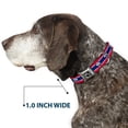 thumbnail image 6 of Buckle-Down Pet Collar, Dog Collar Metal Seatbelt Buckle, Wyoming Flags, 13 to 17 Inches 1.5 Inch Wide, 6 of 8