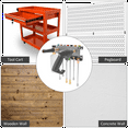 thumbnail image 3 of Pressure WasherGun Holder,Wall Mount Foam Cannon Holder,Tool Storage Rack for Pressure Washer Wand/Nozzle Tips, 3 of 6