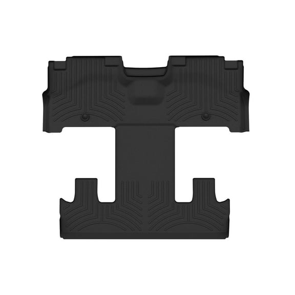 WeatherTech Custom Fit FloorLiners compatible with 2021-2024 Ford Expedition Max - One piece - 2nd and 3rd row coverage, Black
