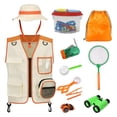 thumbnail image 2 of 12 piezas de de explorador al aire libre, juguetes de regalo, juego de binoculares para , juego de exploración al aire libre para de Naranja Hugo chaleco, 2 of 7