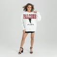 thumbnail image 3 of Women's Gameday Couture  White Atlanta Falcons Classic Sunday Drives Oversized Premium Fleece Pullover Sweatshirt, 3 of 3