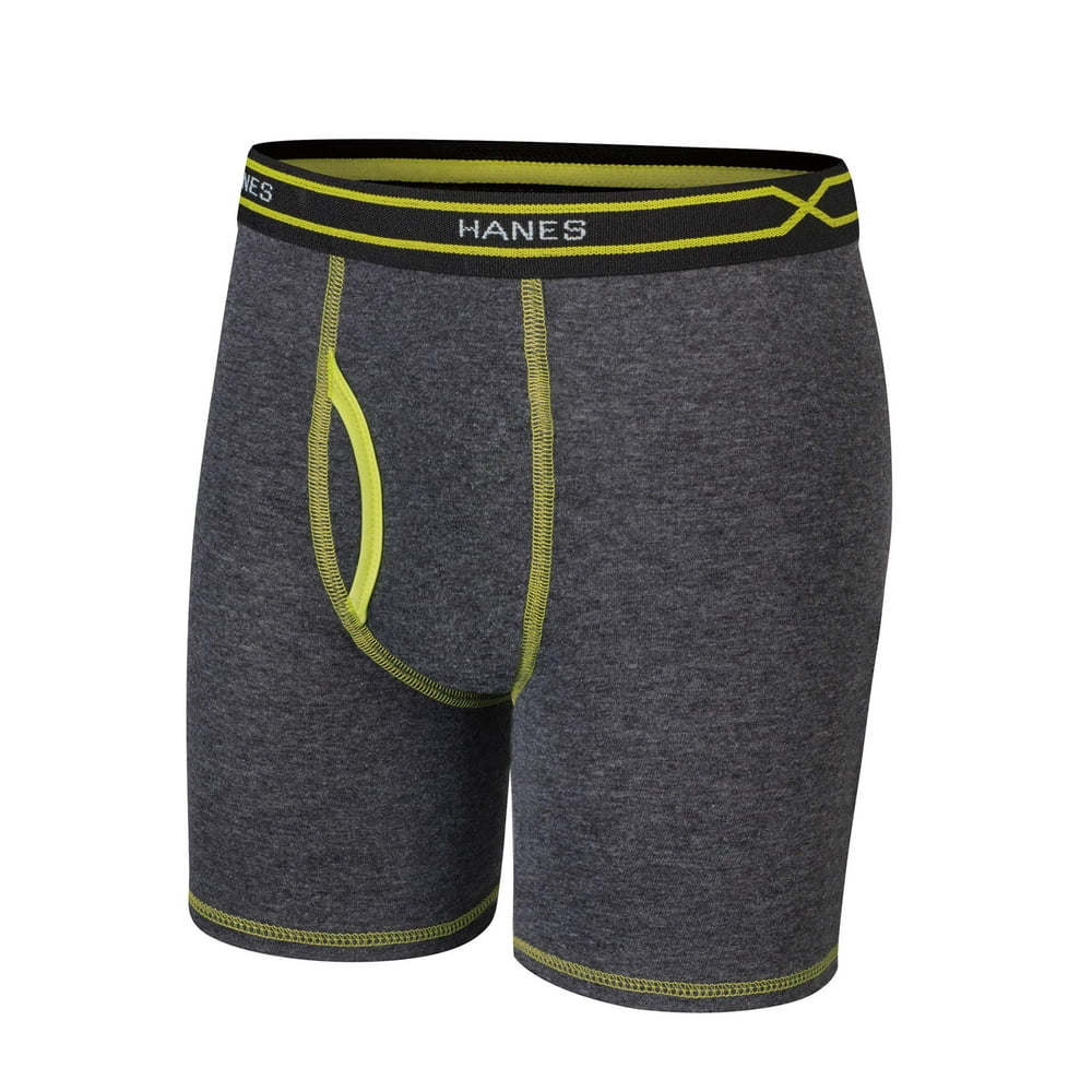 Hanes - Boys X-Temp Long Boxer Brief, 4 Pack - Walmart.com - Walmart.com