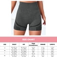 thumbnail image 5 of 5PCS Biker Shorts Women Contour Seamless Shorts for Women High Waist Workout Gym Biker Booty Running Yoga Short(black.pink.grey.khaki.blue L), 5 of 5