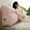 Pink, variant on ANMINY Triangular Headboard Pillow with Side Pockets, Velvet Fabric, Herringbone Bed Rest Reading Pillow, Removable & Washable Cover for King Beds