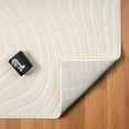 thumbnail image 5 of Luxe Weavers Modern Geometric Wave Cream 8x10 Area Rug, High Low Carpet, 5 of 11