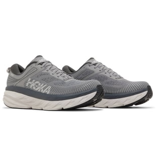Hoka One Mens Bondi 8 Road Running Shoes - White - 12  display picture 3
