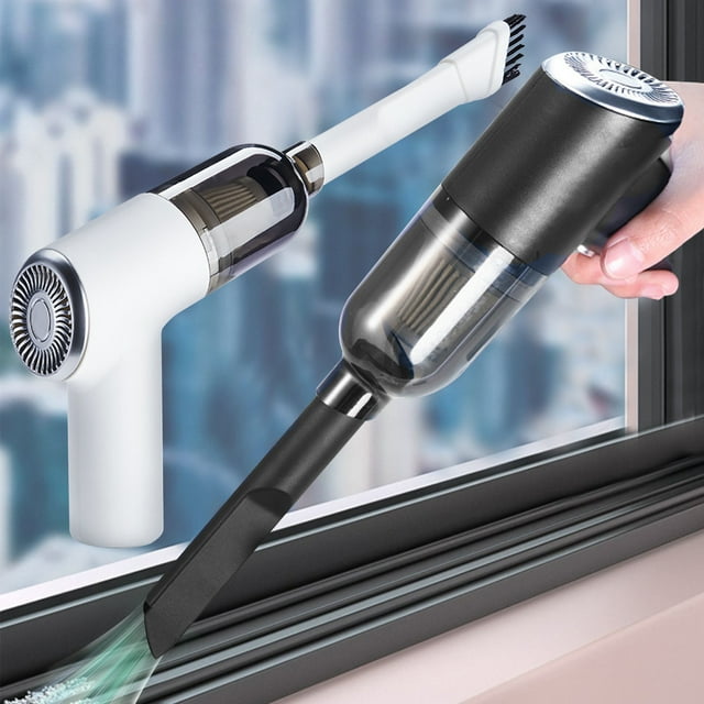 USB Rechargeable Car Vacuum - Powerful Suction Mini Vacuum for Crevices, Keyboards & Tight Spaces
