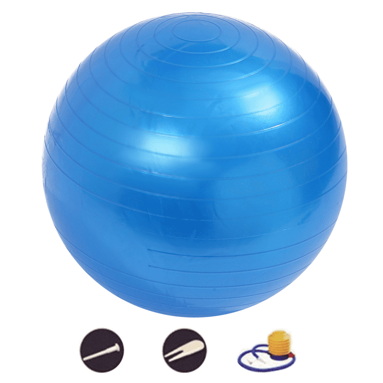 Exercise Ball Balance Ball with Pump for Yoga Pilates Stretching Fitness  Home Gym Workout Training
