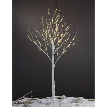 Lightshare 6' 72-Light LED Tall Birch Tree