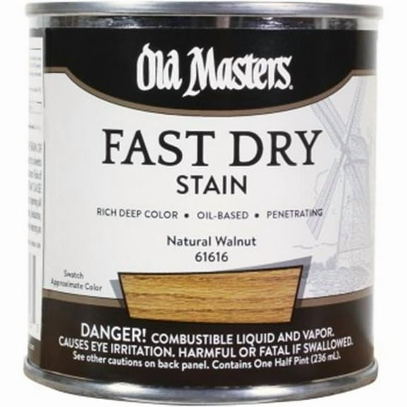Old Masters  0.5 Pint Natural Walnut Fast Dry Stain