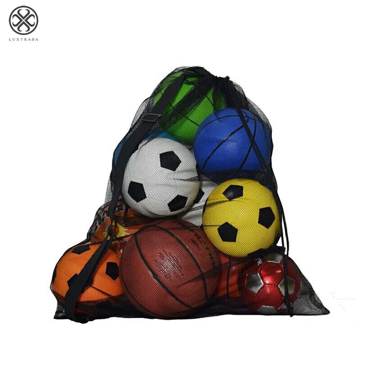 Extra Large Professional Equipment  New Sports Ball Bag Drawstring Mesh 