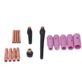thumbnail image 4 of Kit de accesorios de antorcha de soldadura TIG, consumibles de antorcha para el corte por Plasma de cerámica de cobre para WP 17 18 26, 16 Uds., 4 of 8