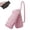 Hot Pink, variant on Black Compact Travel Umbrella cloth Light, Portable, One-Handed Use, Automatic Folding Rain Umbrella, Durable, Premium Grip, Fits Car & Backpack One Size