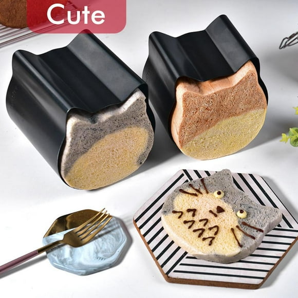 Baking Aluminized Plate Bread Loaf Pans Non Stick Bread And Loaf Pans Cute Cat Shaped Bread Baking Cake Bread Bakeware