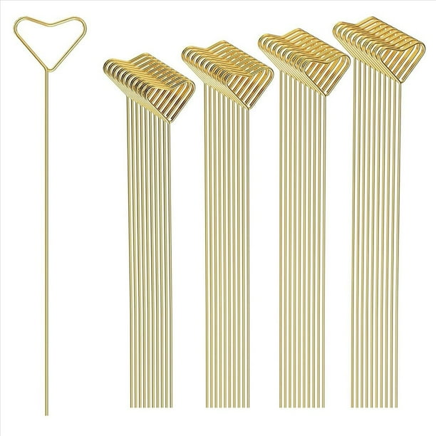 80 Púas para Tarjeteros Florales: Palitos para Tarjeteros de Flores para , Centros de Mesa de Boda, Palitos para Portafotos