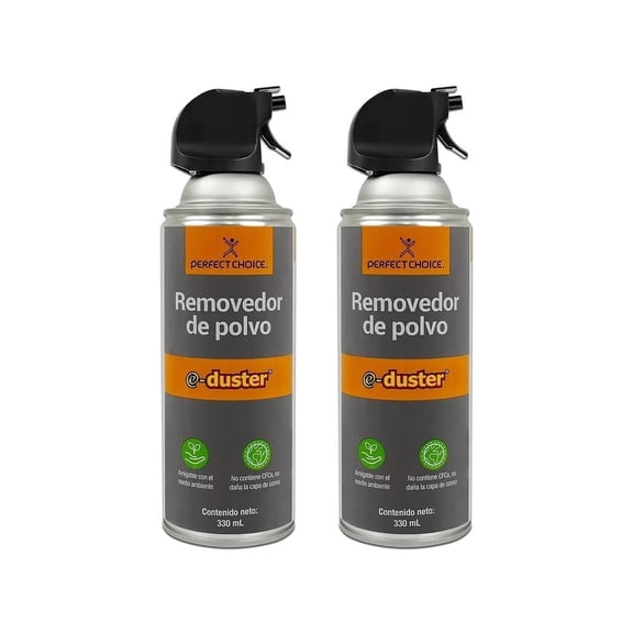 Paquete de 2 aires comprimidos Perfect Choice ecológico 330 ml PC-034100