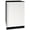 White, variant on U-LINE Hre124 24" Refrigerator With Black Solid Finish (115v/60 Hz Volts /60 Hz Hz) UHRE124BS01A