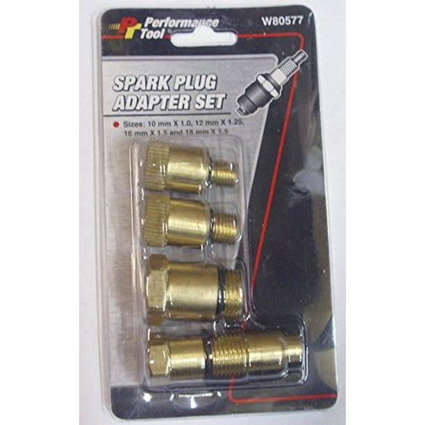 Compression Tester Spark Plug Adapter Set