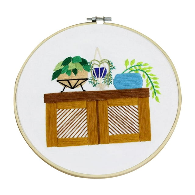 Abbracc Gamme Complète de Broderie Point de Croix pour Débutants Style8