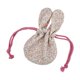 thumbnail image 2 of Contenedores de almacenamiento, linda bolsa de almacenamiento con cordón floral con orejas de conejo, bolsa pequeña portátil para exteriores, bolsa de almacenamiento de poliéster con cordón de Pascua., 2 of 6