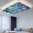 thumbnail image 2 of Fluorescent Light Covers 4 Pack 4x2 ft Pink Blue Flower Ceiling Light Covers Spring Floral Light Filters for Classroom, Office & Home, Drop Ceiling Light Covers, 2 of 8