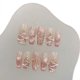 thumbnail image 1 of TQEHS Nails Handgefertigte Kunstnägel Mittel Lang Sargform Ballerina Nägel O4U5, 1 of 6