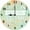 PMSw-15, variant on Eveokoki 10 Inch Beach Decorative Wall Clocks Silent Battery Operated,Lay Out On The Beach Farmhouse Wooden Clock for Bathroom Kitchen Bedroom Pool Cottage Living Room