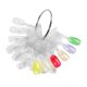 thumbnail image 2 of 10 hojas Total 60 consejos palos suministros de uñas para la exhibición de uñas y bricolaje Macarena Transparente, 2 of 5