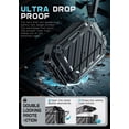 thumbnail image 4 of Funda SUPCASE para AirPods Pro 3 impermeable IP68 con cierre y mosquetón, 4 of 9