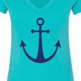 thumbnail image 4 of Inktastic Anchor Nautical Women's V-Neck T-Shirt, 4 of 5