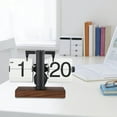 thumbnail image 3 of Digital Retro Flip Clock with Smooth , Retro Fashion Design, Easy to Read Large Numbers, Practical Design, Suitable for Living Room, Study, Office with, 3 of 7