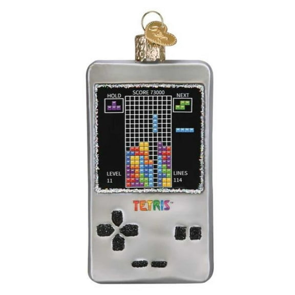 Old World Christmas Tetris Glass Blown Ornament for Christmas Tree