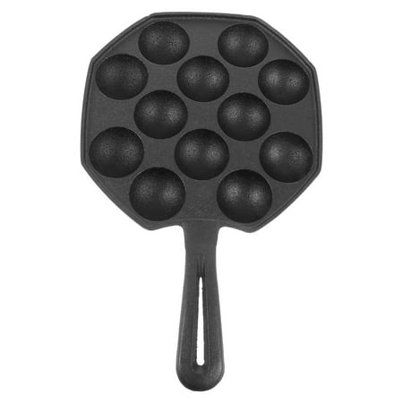 

1pc Takoyaki Baking Pan Durable Takoyaki Mold Quail Egg Baking Tray (Black)