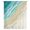 Turquoise Yellow, variant on Teal Blue Beach Coastal Sheer Curtains 54 Inches Long, Summer Ocean Nautical Seaside Light Filering Curtains, Breathable Simi Curtain Privacy Drapes for Kitchen Bathroom Small Window Treatment