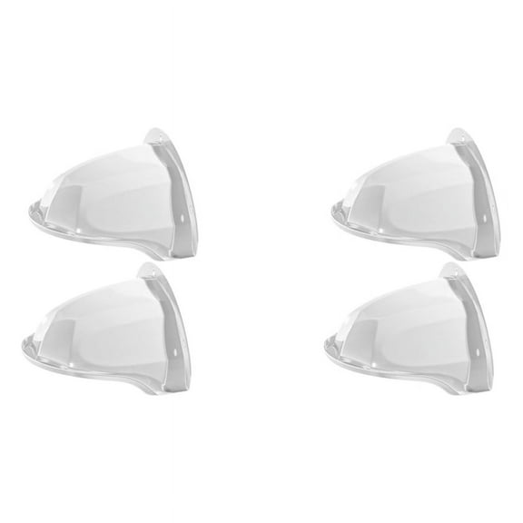 4 PCS Surveillance Rain Cover Camera Sun Hood Security Camera Protection Security Camera Rain Cover Camera Rain Cover
