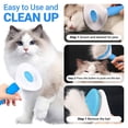 thumbnail image 2 of DXIMRX 7 Pcs Cat Dog Brush Grooming Kits, Best Combo Brush for Dogs Cats, Blue, 2 of 13