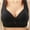 Black, variant on Women's Plus Size C Cup Wireless Bra - Thin Comfortable Breathable Push Up No Underwire Bra for Daily Wear, Multiple Colors, Sizes S-3XL