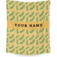 thumbnail image 1 of LHSHID Personalized Pickle Blanket Gifts with Name Text Funny Throw Blanket for Adults Kids Lightweight Plush Soft Cozy Warm Flannel Blankets for Bed Couch, 1 of 8