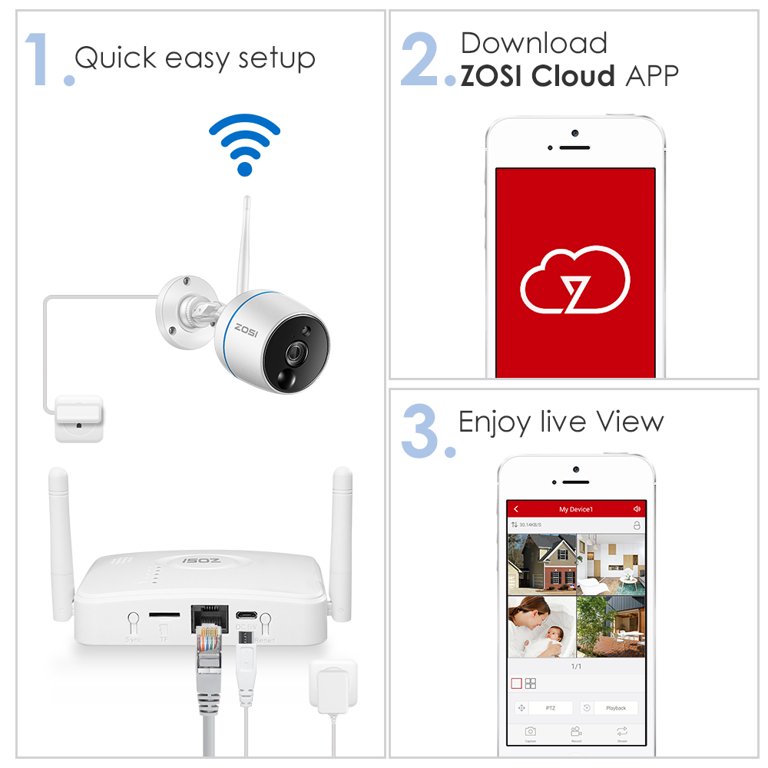 zosi nvr setup