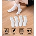 thumbnail image 2 of Womens Fuzzy Socks Super Soft Fluffy Winter Warm Cozy Home Sleeping Socks 5 Pairs, 2 of 6
