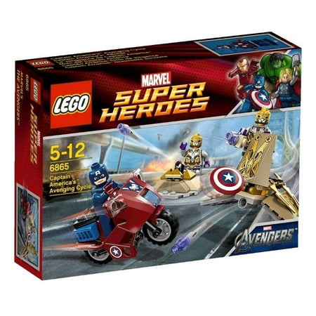 LEGO Marvel Super Heroes Captain America Avenging Cycle Play Set