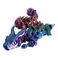 thumbnail image 2 of Toy 3D Simulación Articulada Dragón (Colo) Rojo, 2 of 9